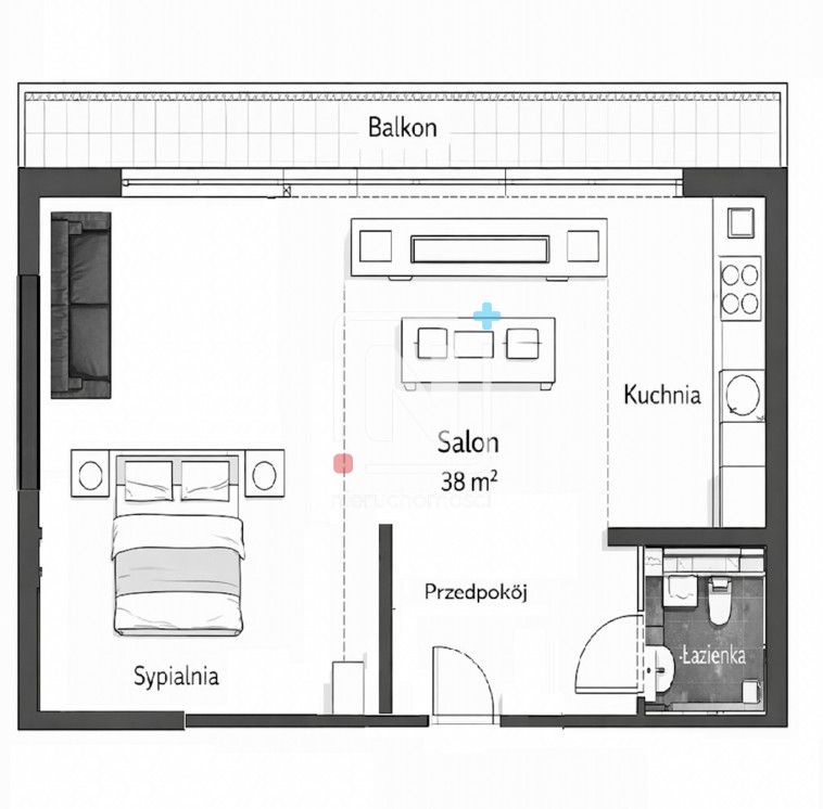 Mieszkanie 1-pokojowe Warszawa Włochy, ul. Astronautów. Zdjęcie 11