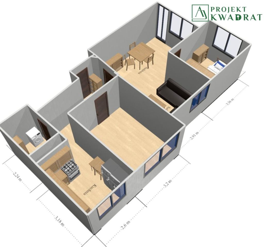 Mieszkanie 3-pokojowe Zabrze, ul. Klonowa. Zdjęcie 15