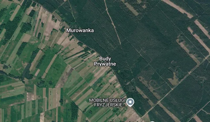 Działka leśna Budy Prywatne