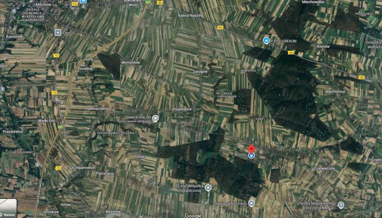 Działka rolno-budowlana Nasiechowice. Zdjęcie 2