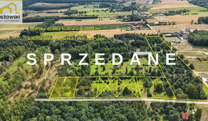 Działka budowlana Kolonia Góra Puławska