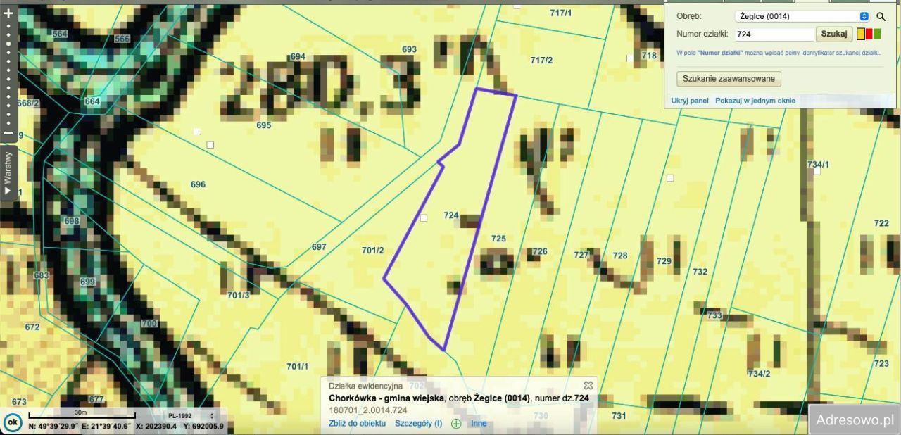 Działka rolna Żeglce. Zdjęcie 3