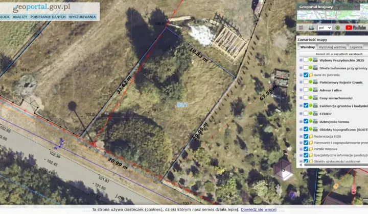 Działka budowlana Przybyłów