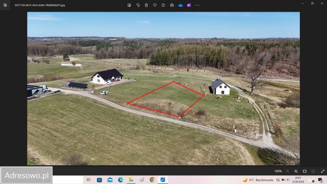 Działka budowlana Prokowo Prokowskie Chrósty, ul. Dębowa. Zdjęcie 1