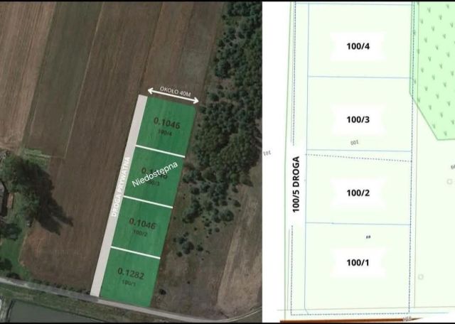 Działka budowlana Łosienek Pod Dołami. Zdjęcie 1