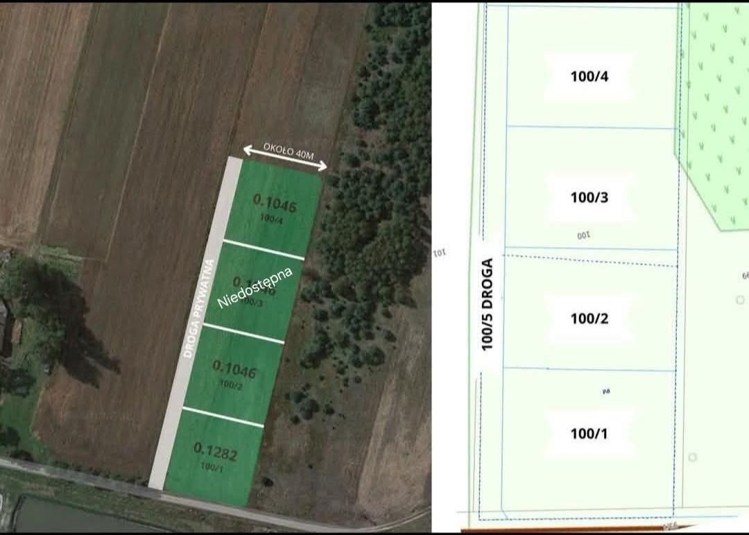 Działka budowlana Łosienek Pod Dołami. Zdjęcie 1
