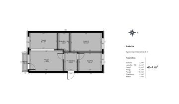 Mieszkanie 3-pokojowe Wrocław Krzyki, ul. Sudecka