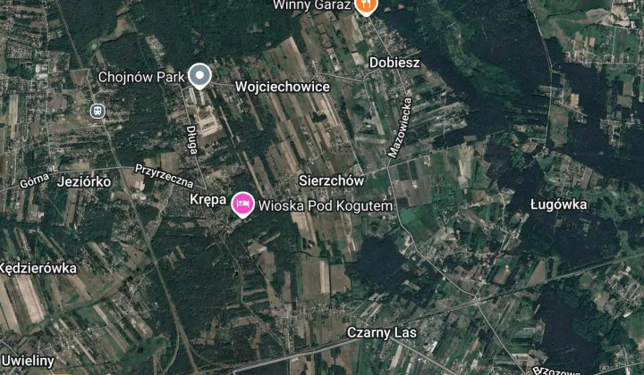 Działka rolna Sierzchów, ul. Ogrodowa