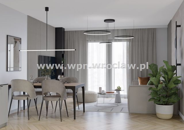 Mieszkanie 3-pokojowe Wrocław Krzyki. Zdjęcie 2