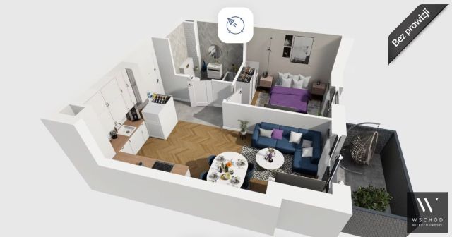 Mieszkanie 2-pokojowe Kraków. Zdjęcie 1