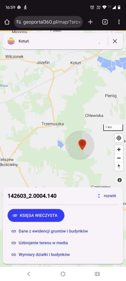 Działka rolna Chlewiska. Zdjęcie 2