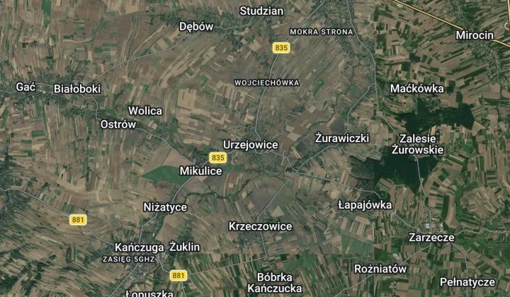 Działka budowlana Urzejowice