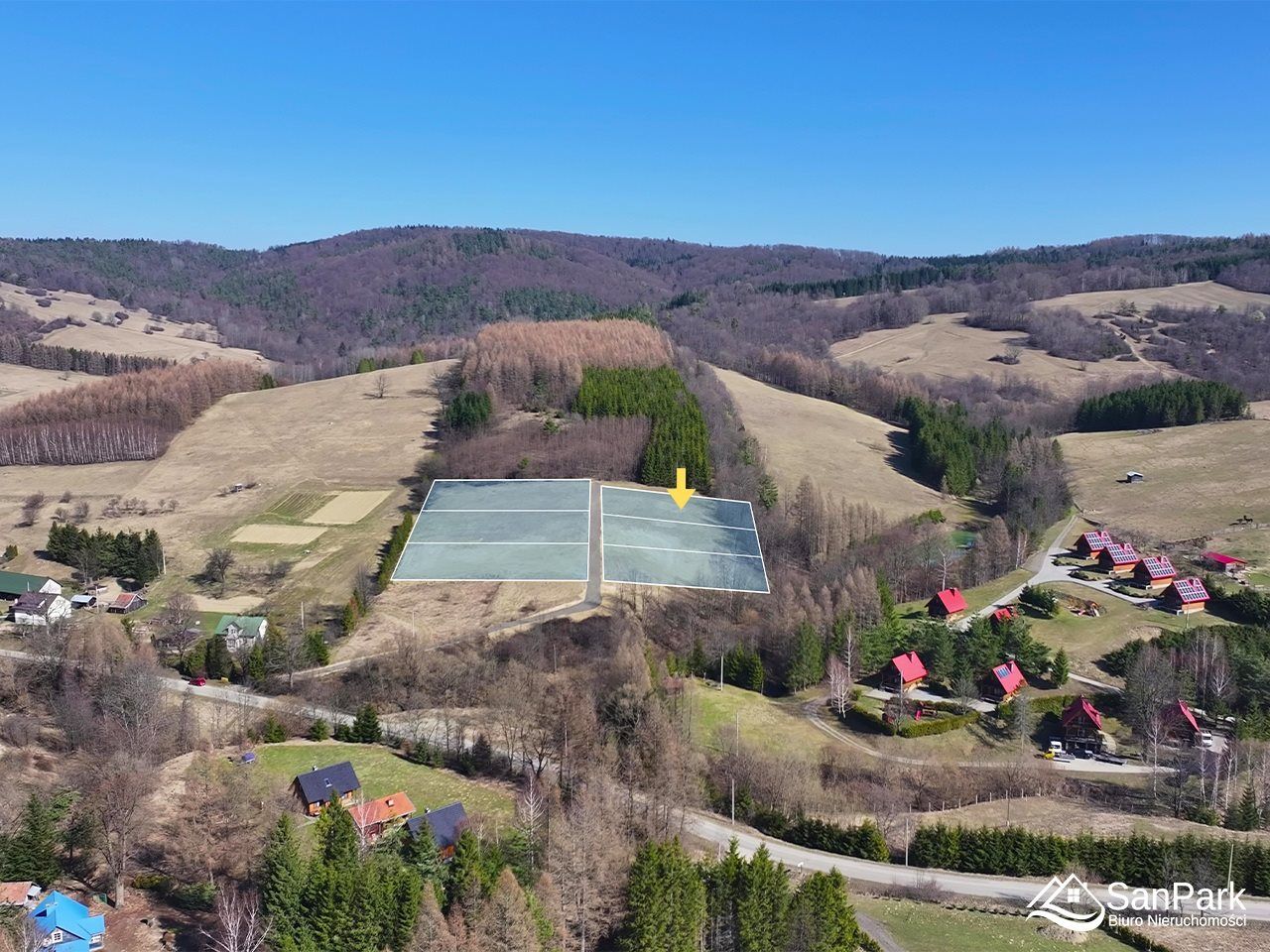 Działka budowlana Stężnica. Zdjęcie 1