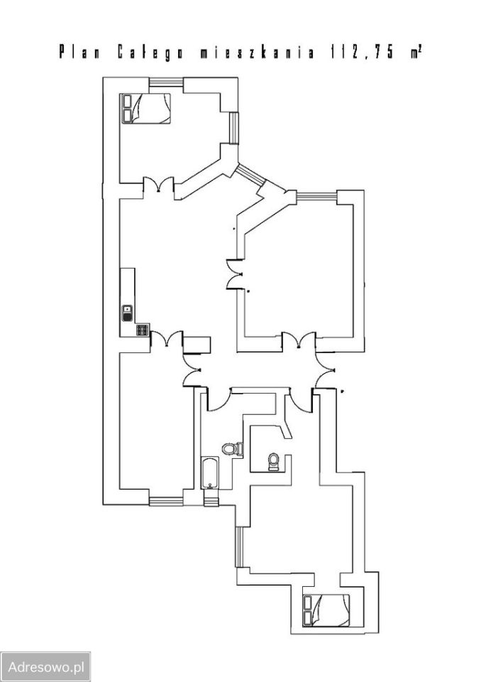 Mieszkanie 5-pokojowe Kraków Stare Miasto, ul. Kremerowska. Zdjęcie 13