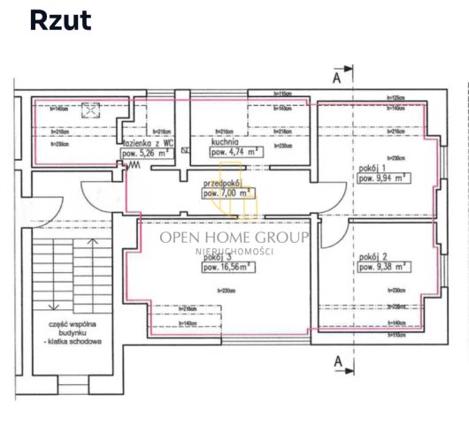 Mieszkanie 3-pokojowe Wrocław Krzyki, ul. Krzycka. Zdjęcie 2