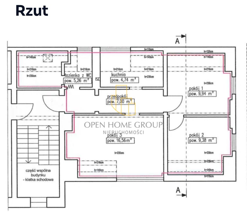 Mieszkanie 3-pokojowe Wrocław Krzyki, ul. Krzycka. Zdjęcie 2