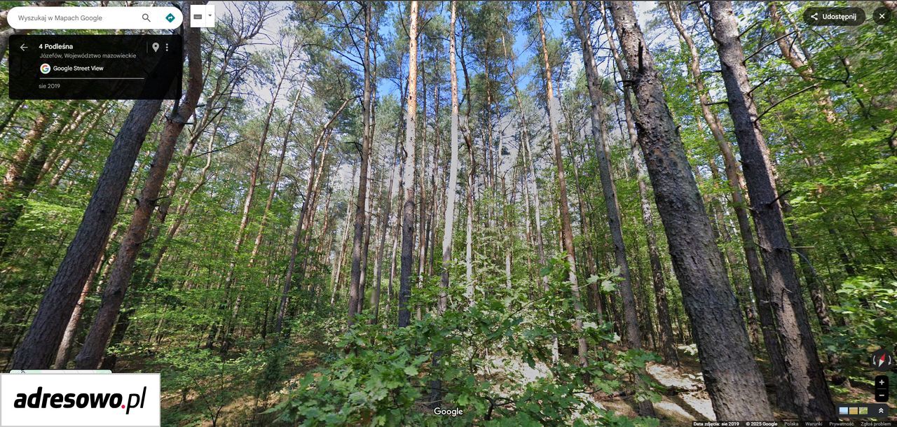 Działka Józefów, ul. Podleśna. Zdjęcie 7