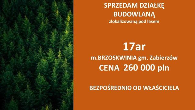 Działka budowlana Brzoskwinia, ul. Pod Brzozami. Zdjęcie 1