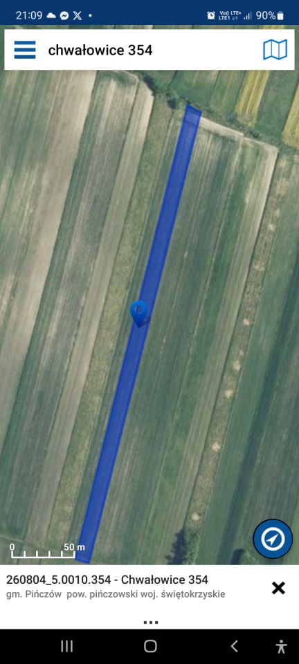 Działka rolna Chwałowice Sadowie. Zdjęcie 2