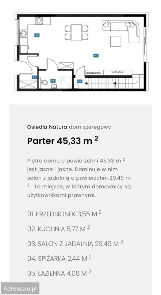 dom szeregowy, 4 pokoje Koszalin, ul. Połczyńska. Zdjęcie 17