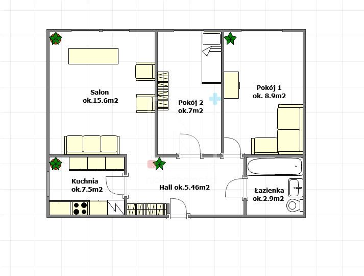 Mieszkanie 3-pokojowe Warszawa Praga-Południe, ul. Międzynarodowa. Zdjęcie 12