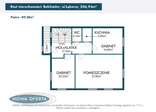 dom wolnostojący, 7 pokoi Bełchatów, os. Łąkowa. Zdjęcie 28