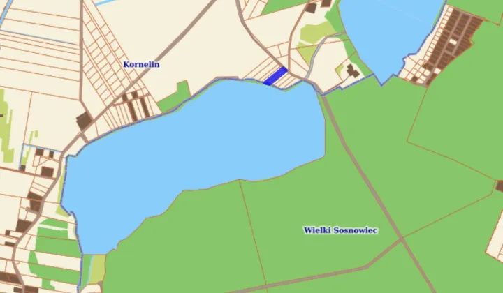 Działka rekreacyjna Kornelin, Aleksandrowo