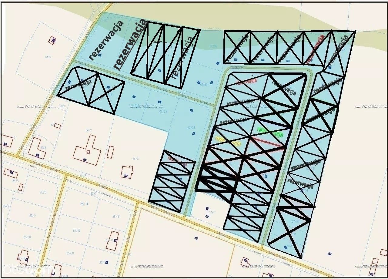 Działka budowlana Bartoszówka, ul. Strażacka. Zdjęcie 1