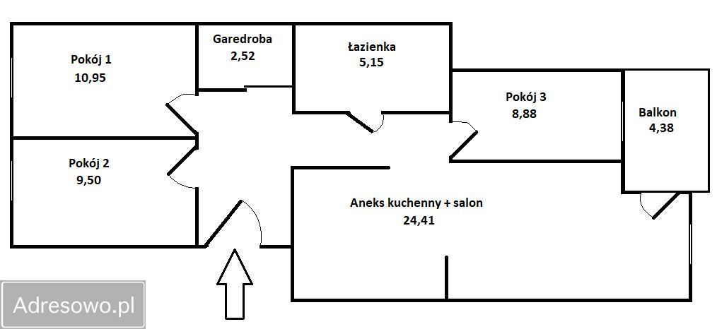 Mieszkanie 4-pokojowe Rzeszów, ul. Architektów. Zdjęcie 12