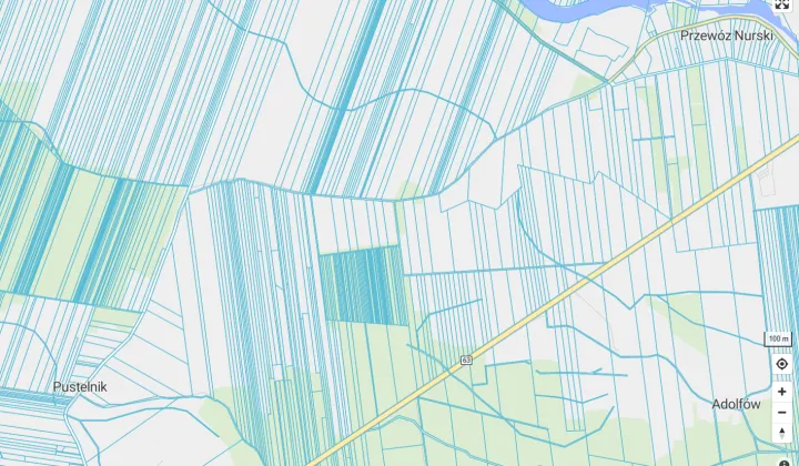 Działka rolna Przewóz Nurski