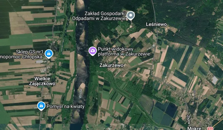 Działka budowlana Zakurzewo