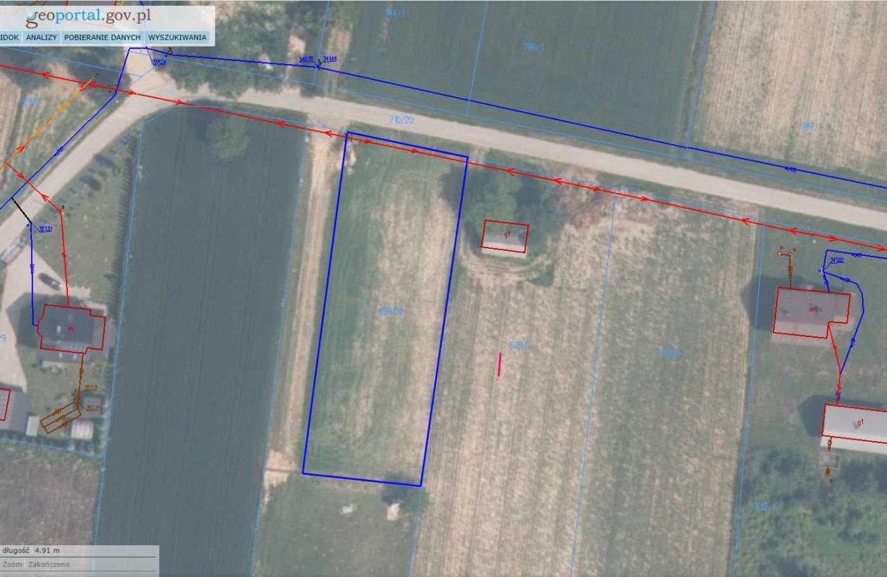 Działka rolno-budowlana Szczepanowice Goleźnia. Zdjęcie 2