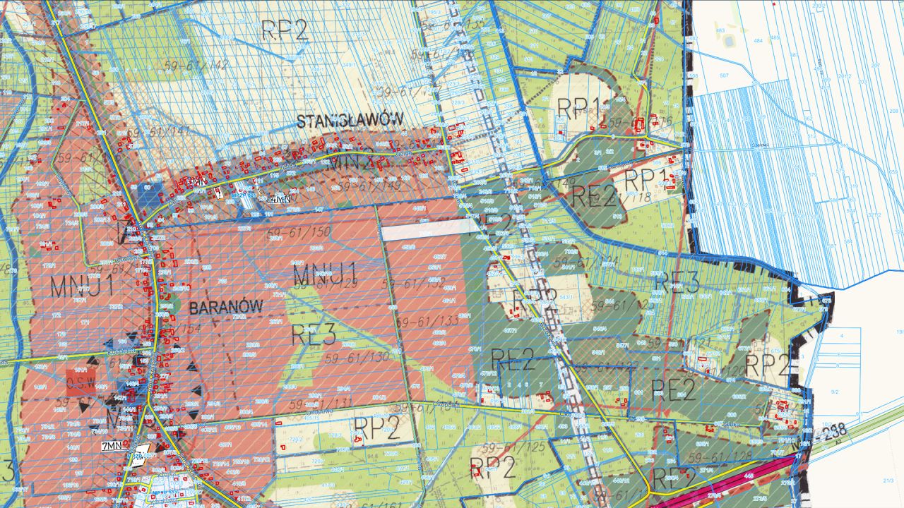 Działka inwestycyjna Baranów, ul. Brzozowa. Zdjęcie 3