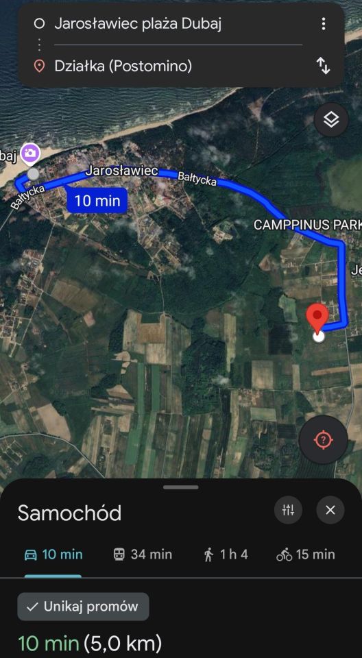 Działka rolno-budowlana Jezierzany, ul. Nadmorska. Zdjęcie 3