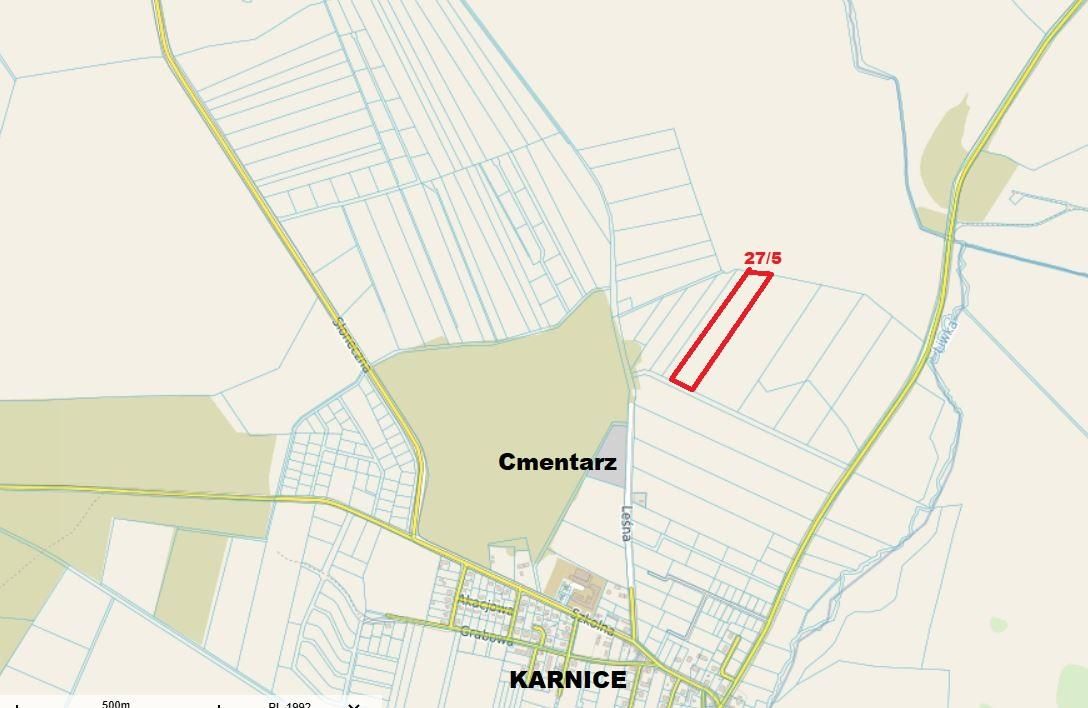Działka rolna Karnice, ul. Leśna. Zdjęcie 6