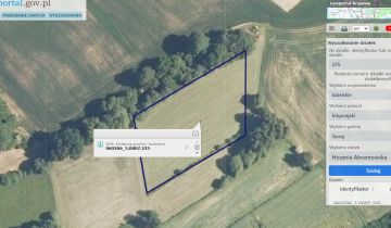 Działka rolna Hosznia Abramowska