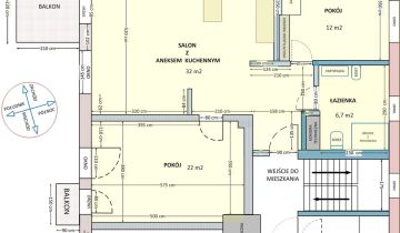 Mieszkanie 3-pokojowe Wołów