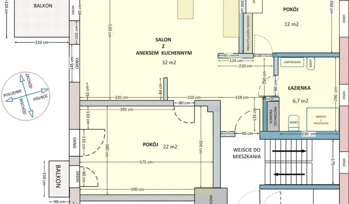 Mieszkanie 3-pokojowe Wołów, al. Obrońców Lwowa