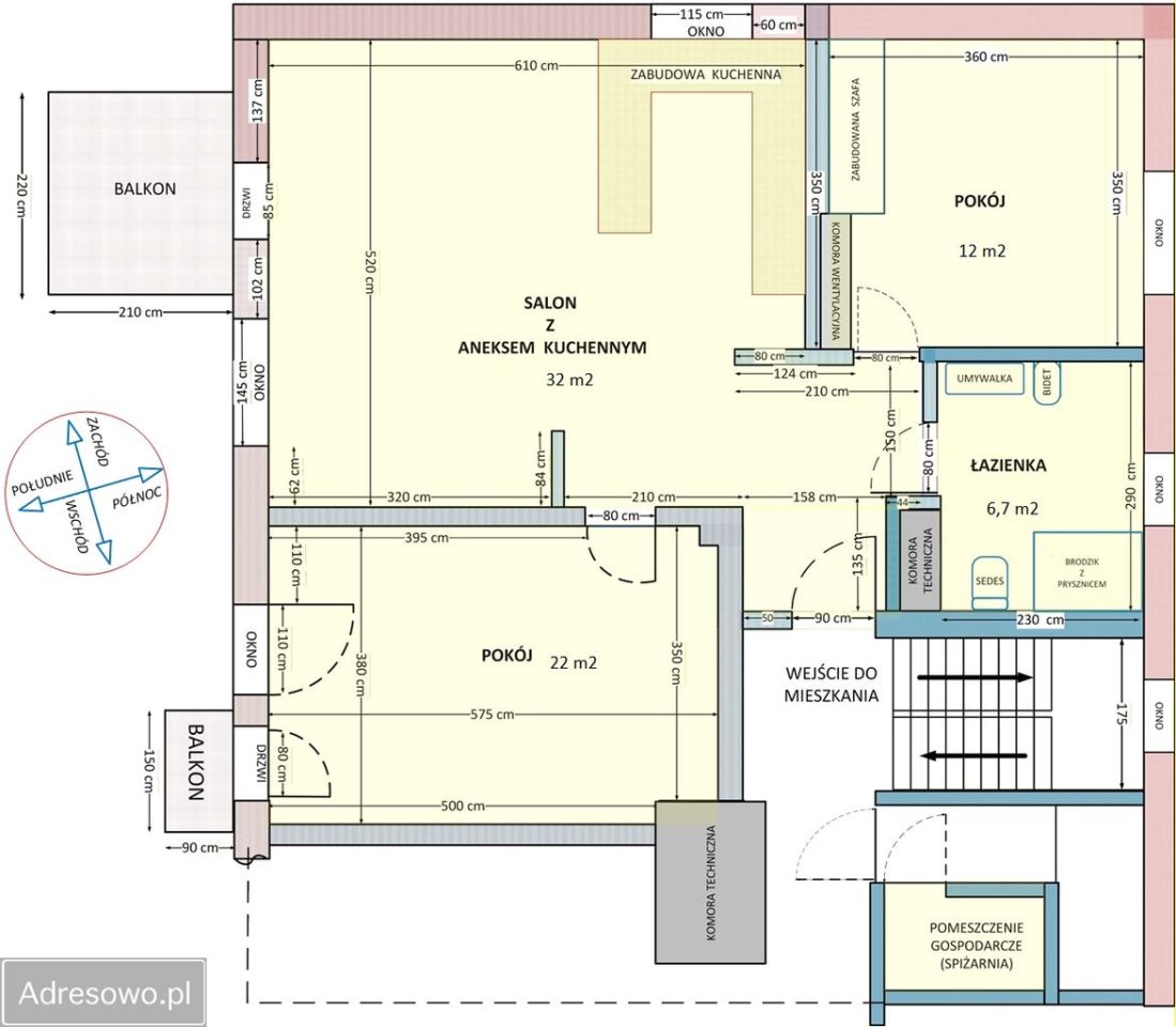 Mieszkanie 3-pokojowe Wołów, al. Obrońców Lwowa. Zdjęcie 17