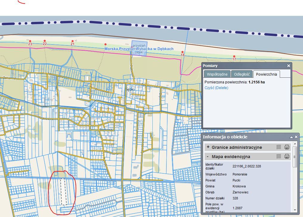 Działka rolna Dębki. Zdjęcie 3