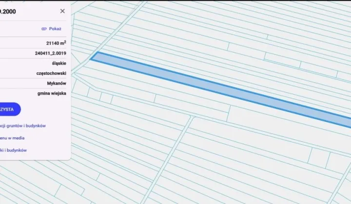 Działka rolna Lubojna