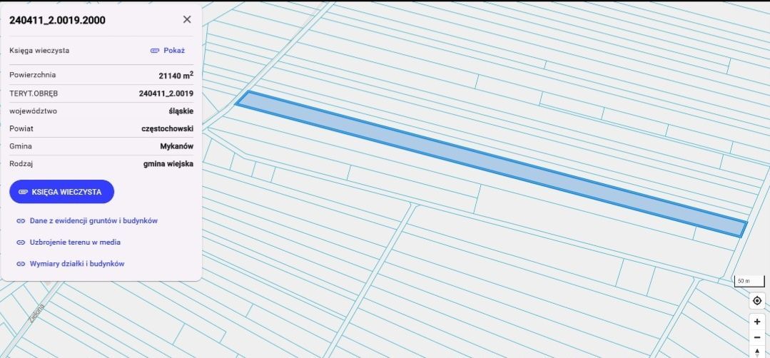 Działka rolna Lubojna