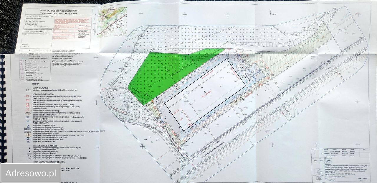 Działka inwestycyjna Izdebnik. Zdjęcie 2