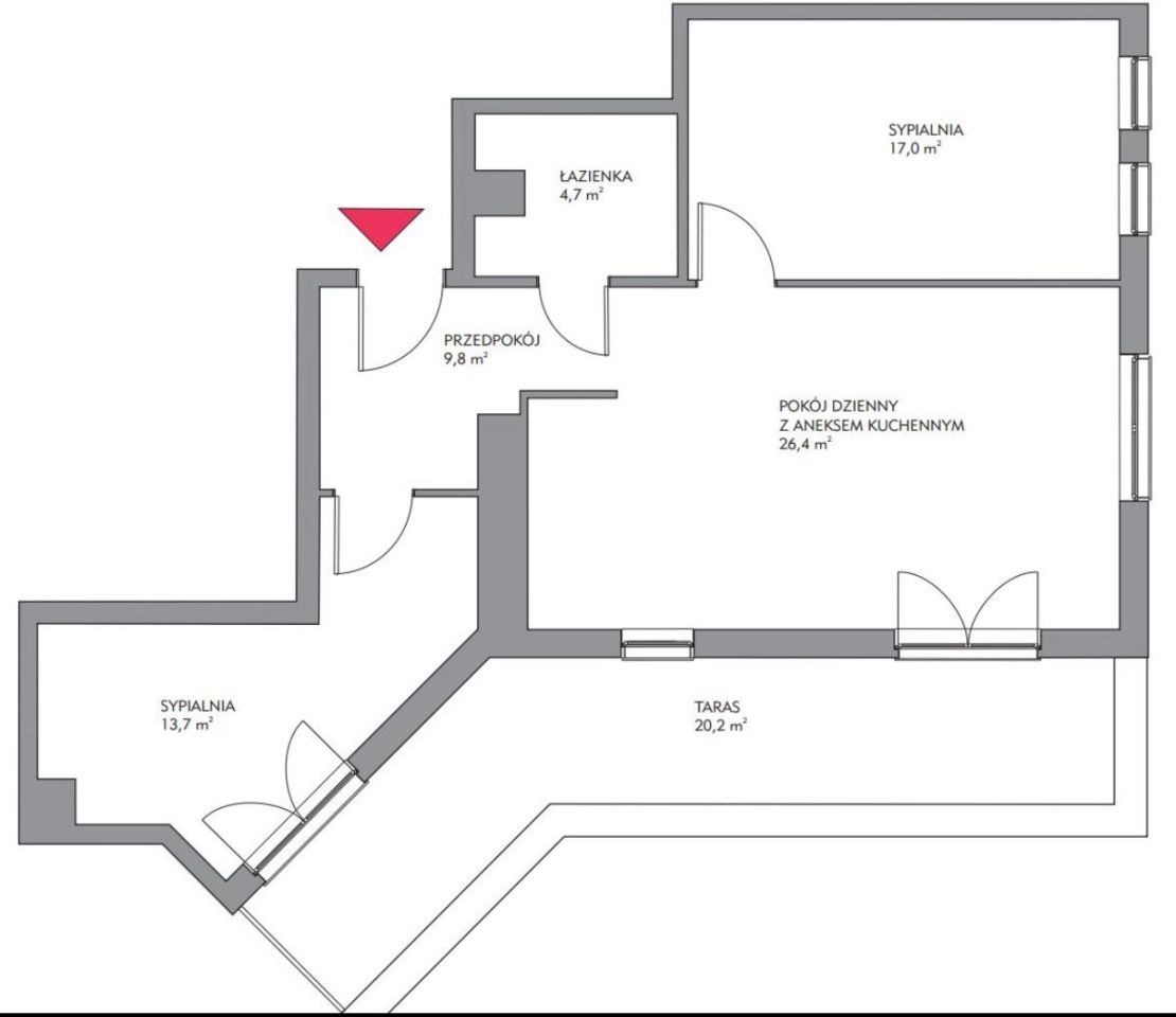 Mieszkanie 3-pokojowe Łódź Bałuty, ul. św. Teresy od Dzieciątka Jezus. Zdjęcie 9