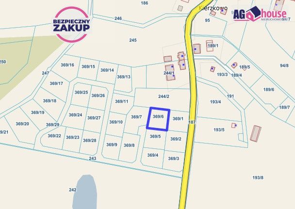 Działka budowlana Kierzkowo. Zdjęcie 1