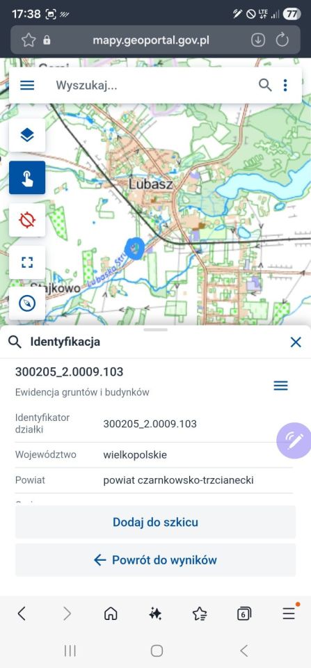 Działka budowlana Lubasz. Zdjęcie 3