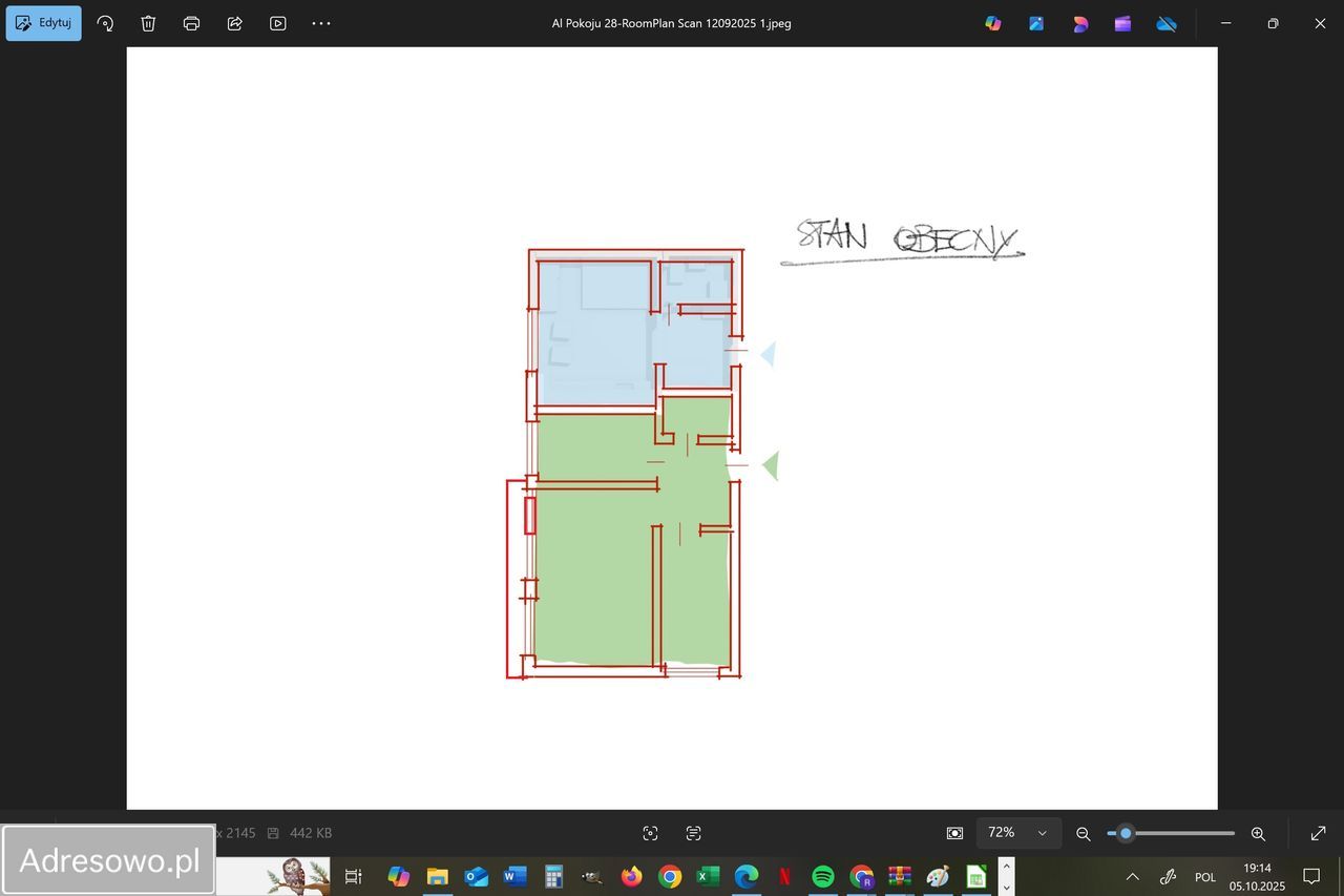 Mieszkanie 3-pokojowe Kraków Czyżyny, al. Pokoju. Zdjęcie 10