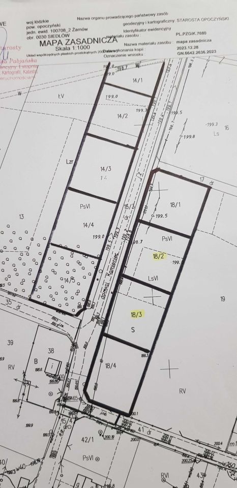 Działka budowlana Siedlów. Zdjęcie 4