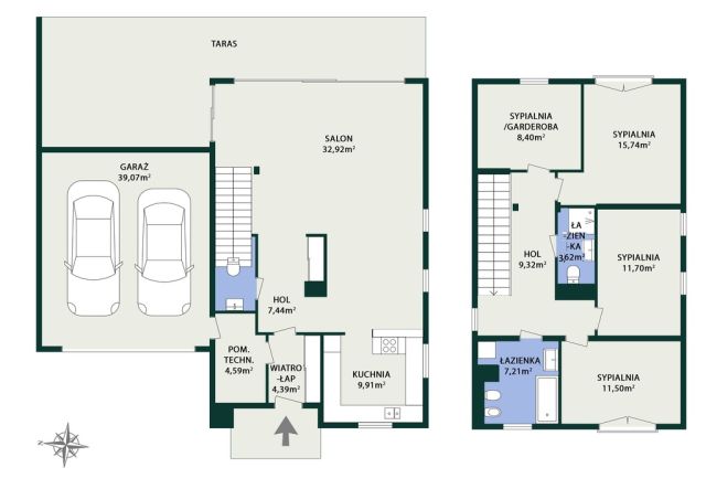 bliźniak, 5 pokoi Warszawa Białołęka, ul. Herakliusza Billewicza. Zdjęcie 12