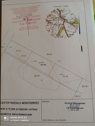 Działka budowlana Sitnik. Zdjęcie 1